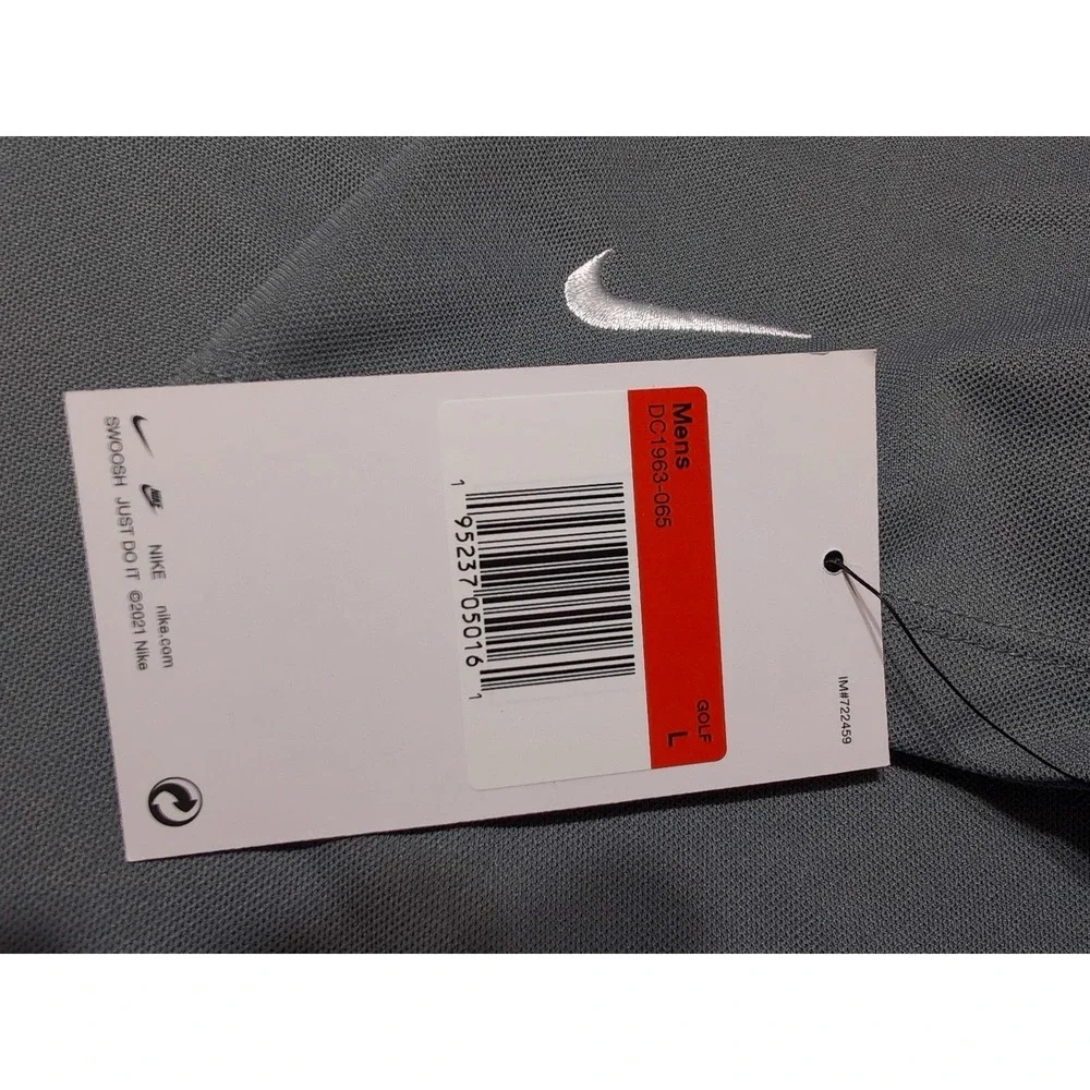 NIKE UCF Knights The Kingdom Polo Shirt Gray Men's Large L ~ New